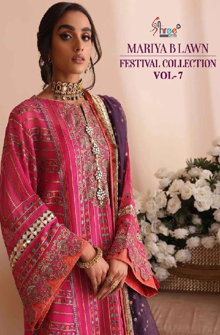 Mariya b festival lawn Vol 7 by Shree